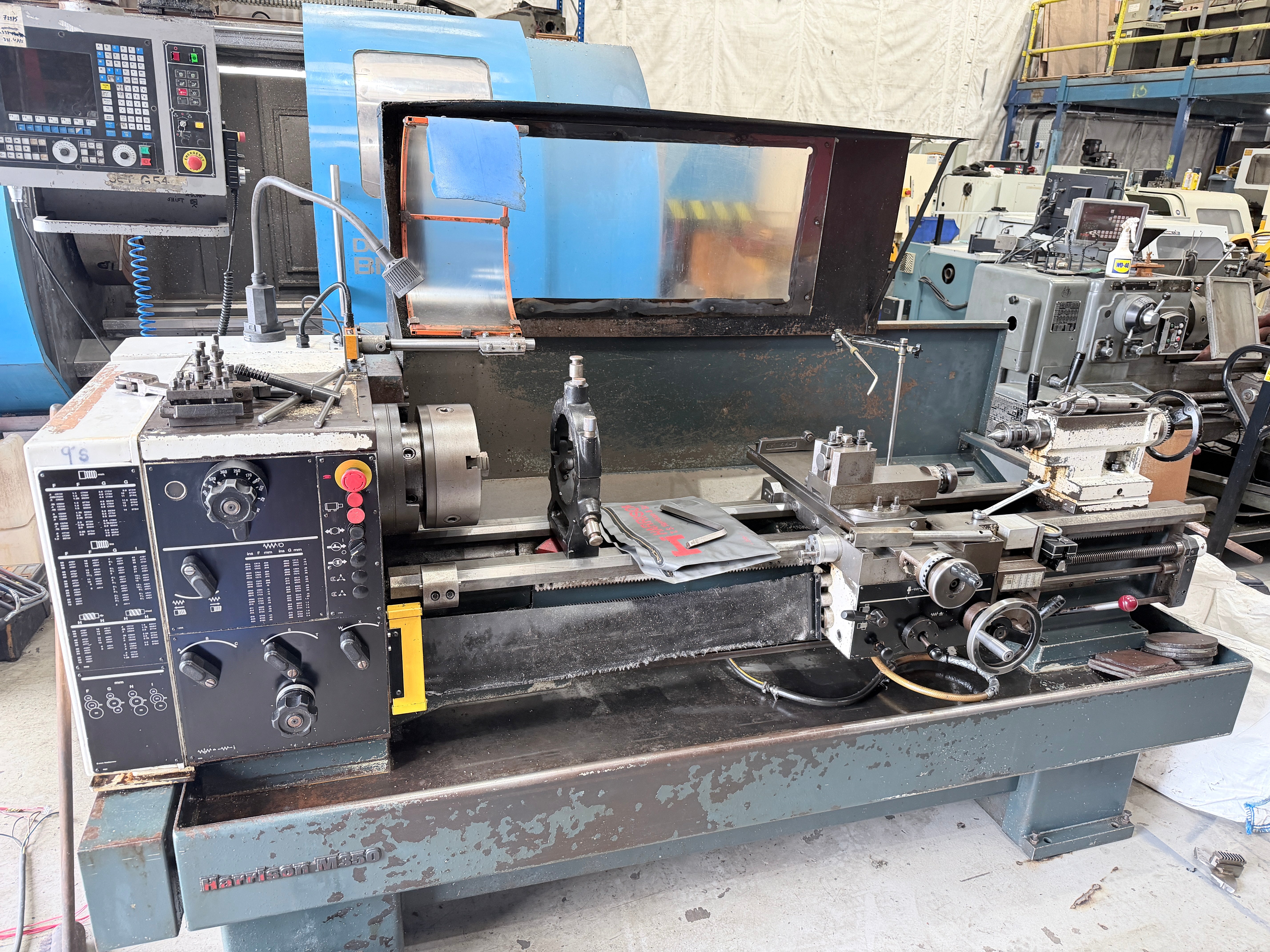 Harrison M350 Gap Bed Lathe 1500mm centres