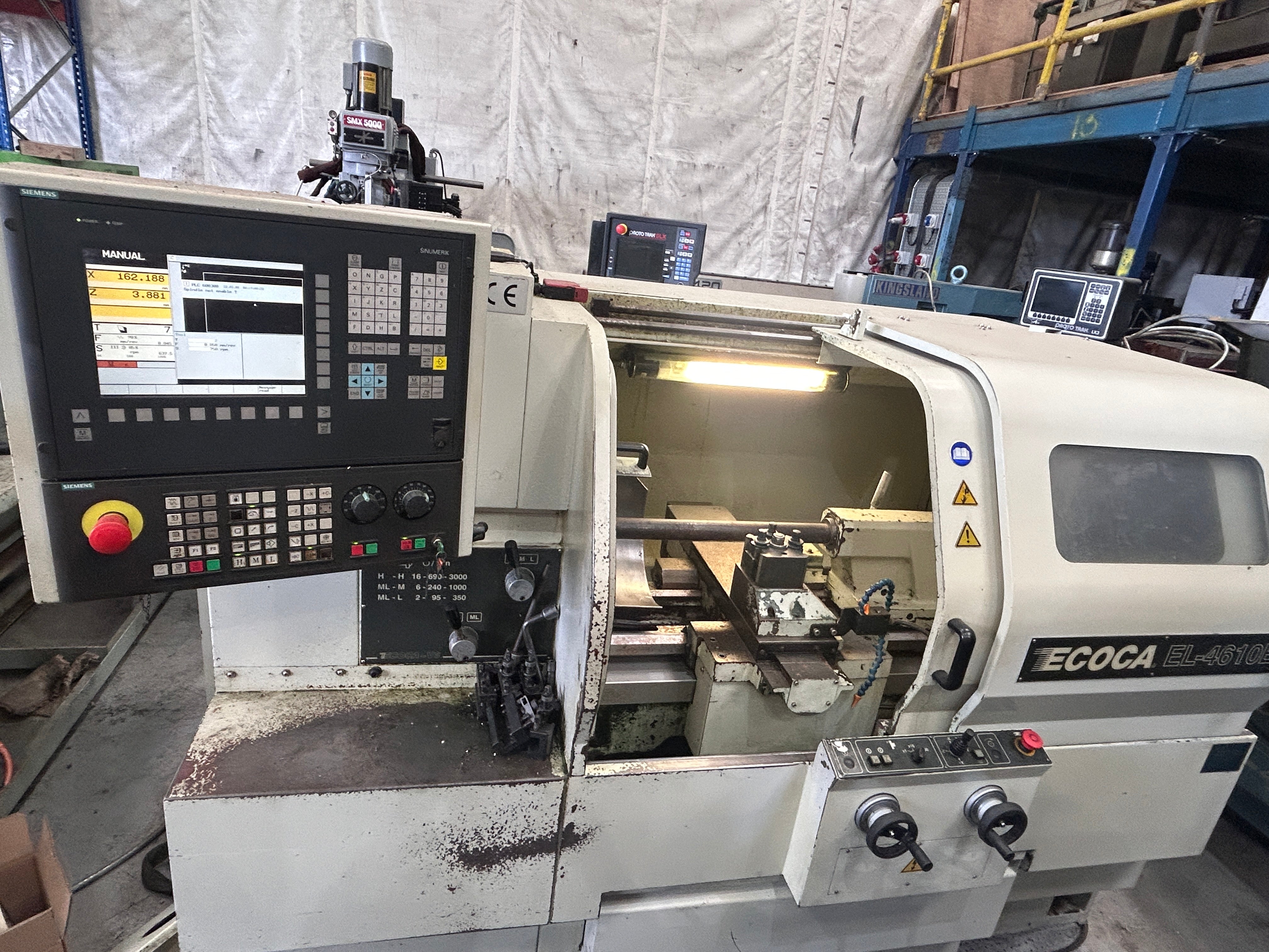 2007 Ecoca EL-4610E CNC Lathe