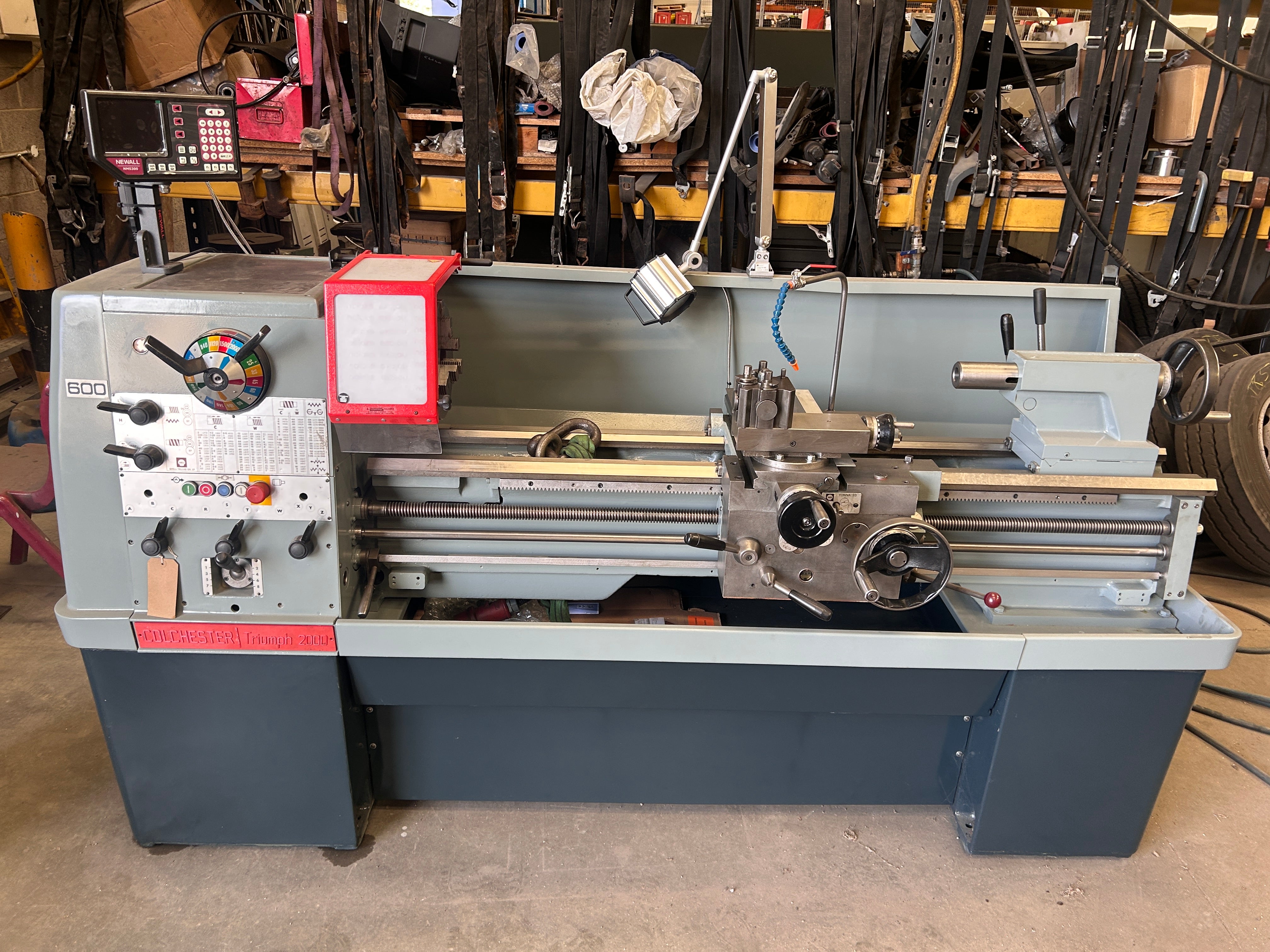 Fully Refurbished Colchester Triumph 2000 50'' Gap Bed Lathe