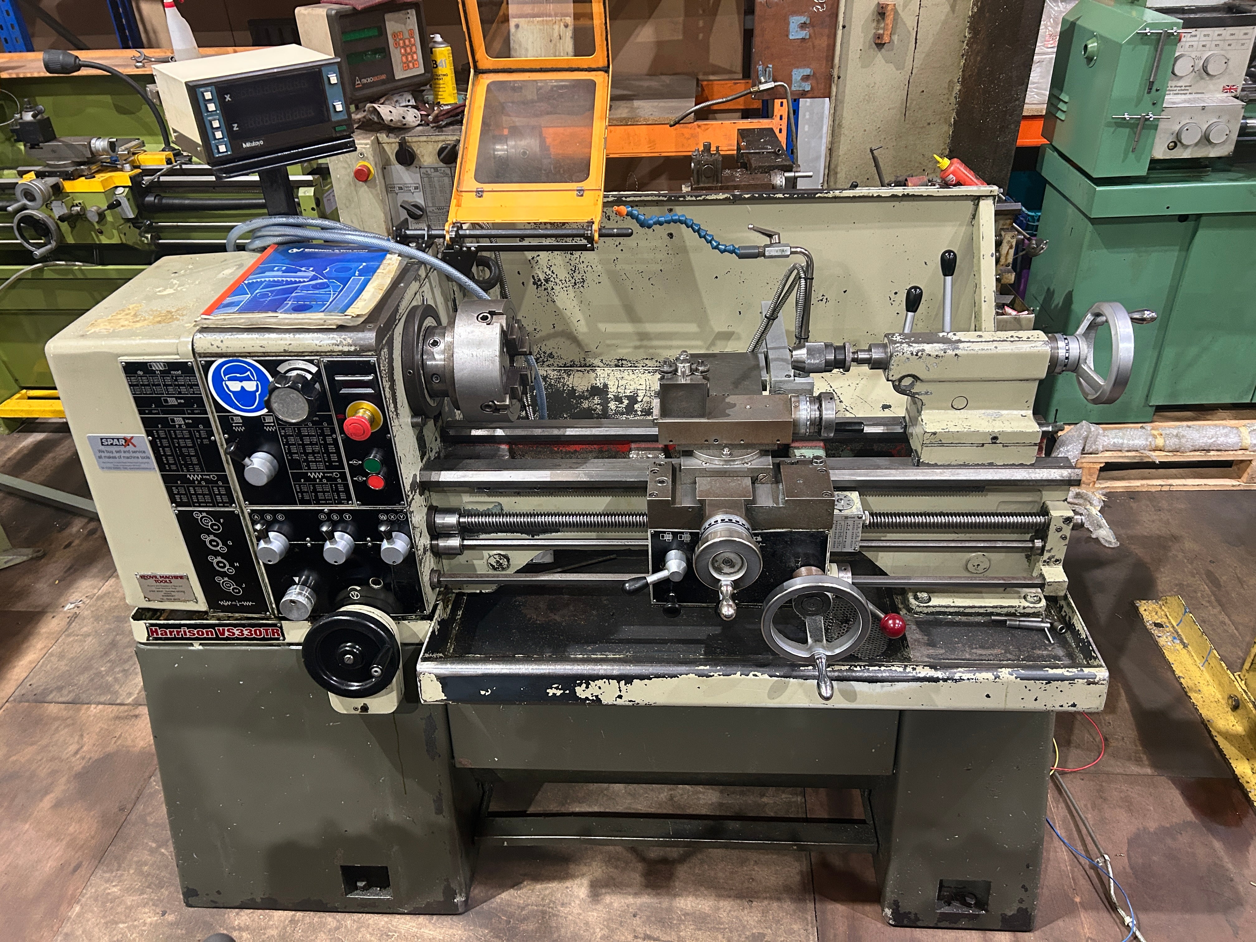 Harrison VS330TR Straight Bed Lathe