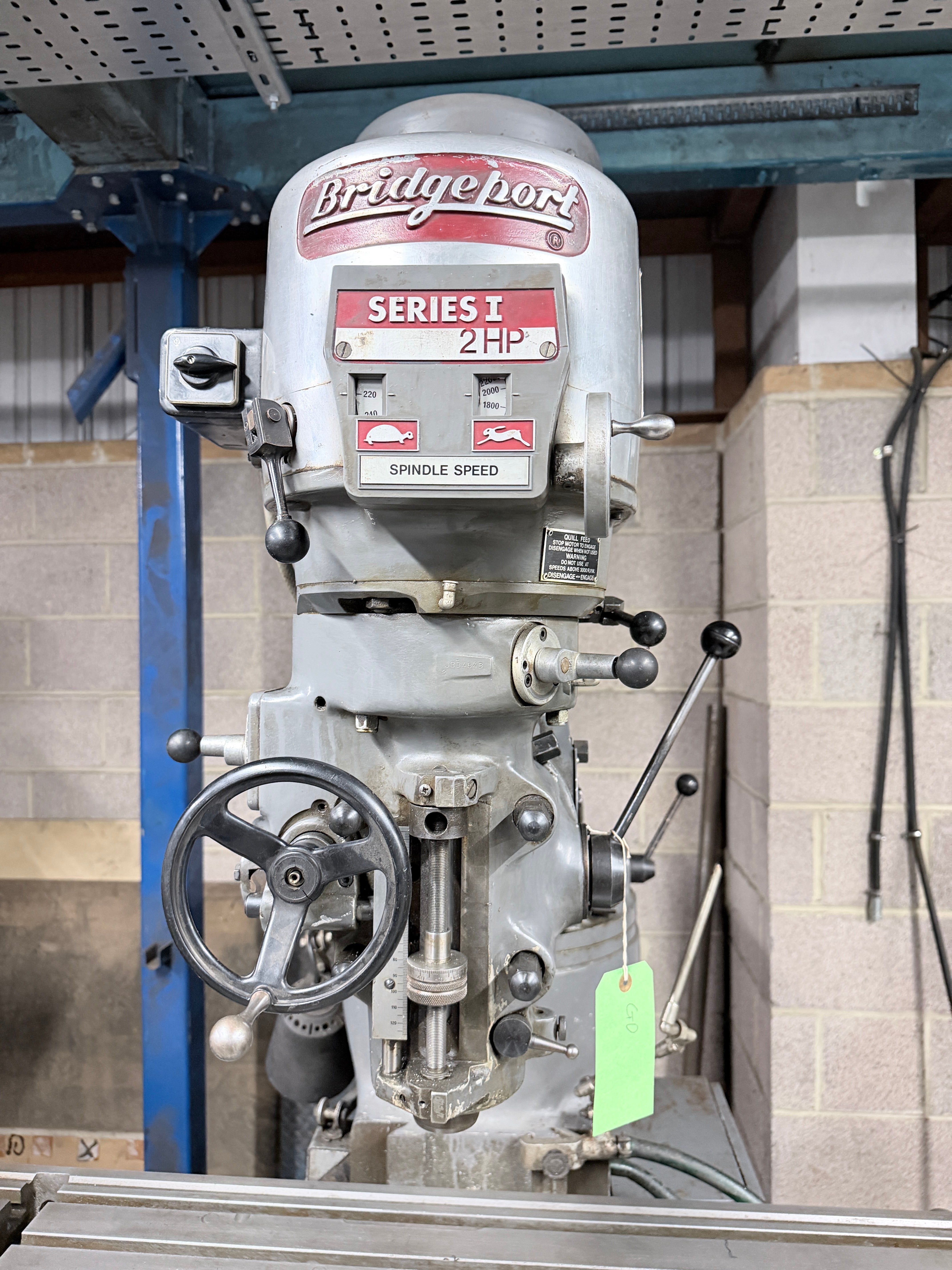 Bridgeport BR2J2 Turret Mill Milling Machine