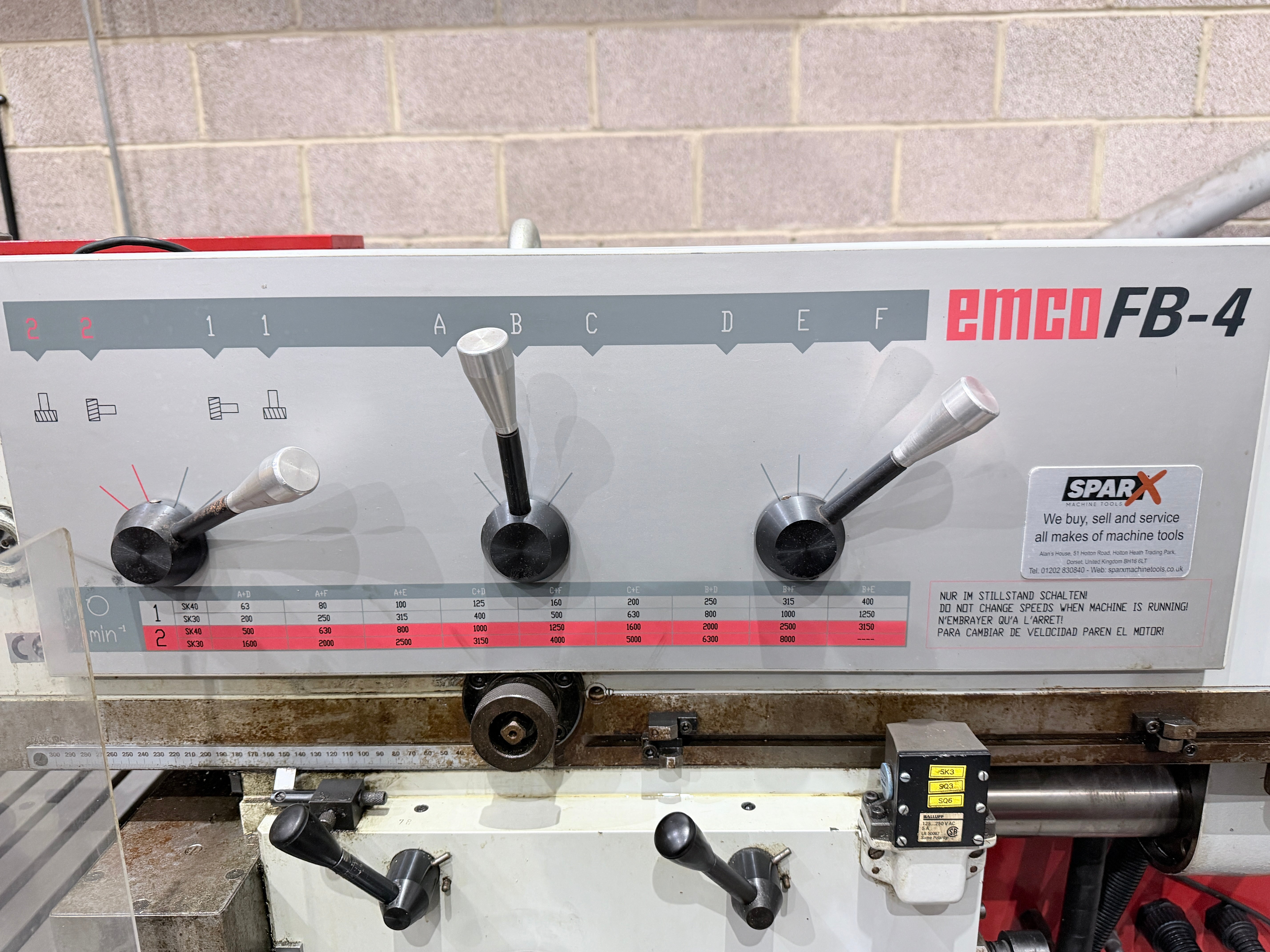 Emco FB4 Universal Milling Machine