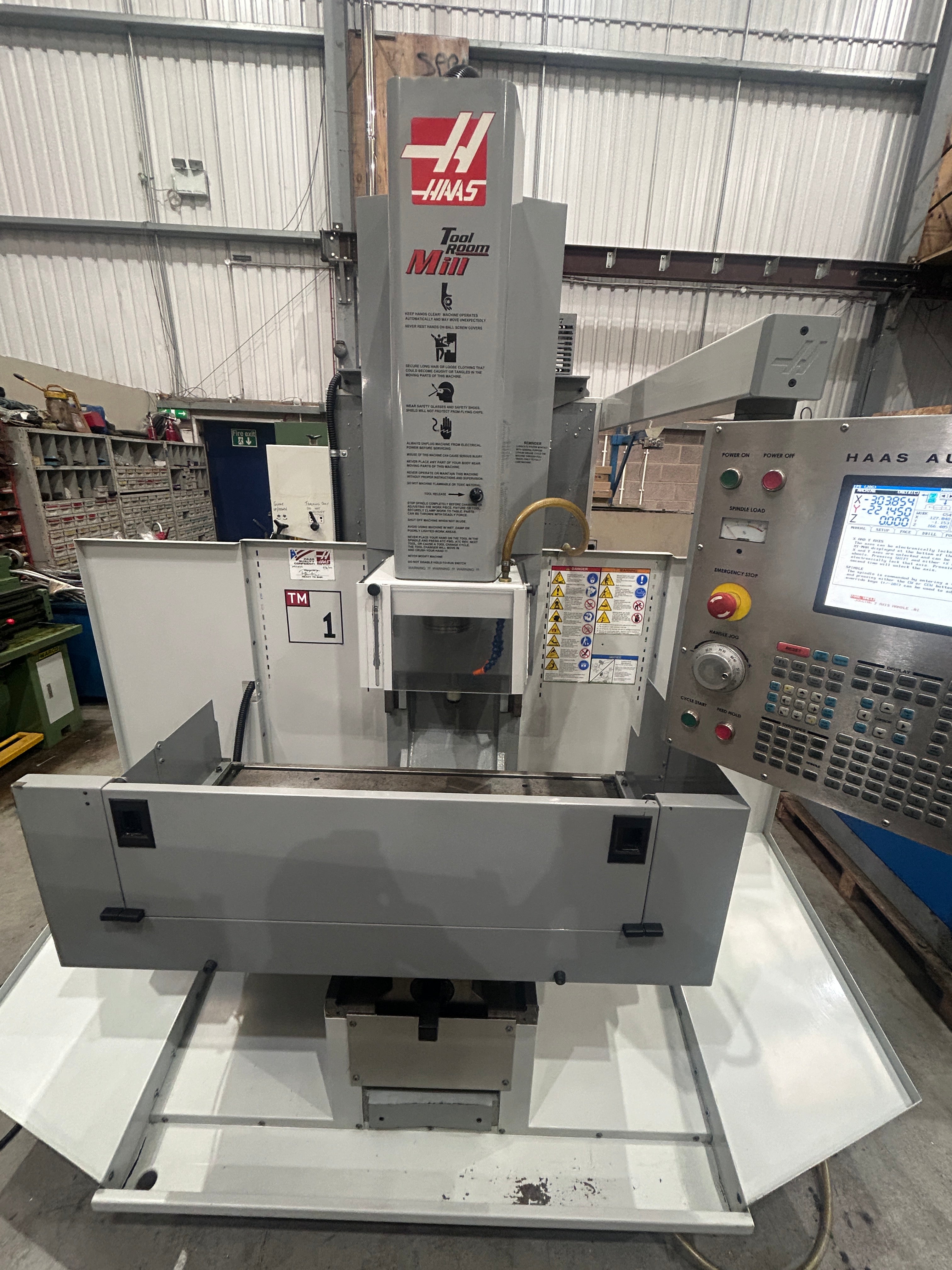 2007 Haas TM1 CNC Vertical Milling Machine