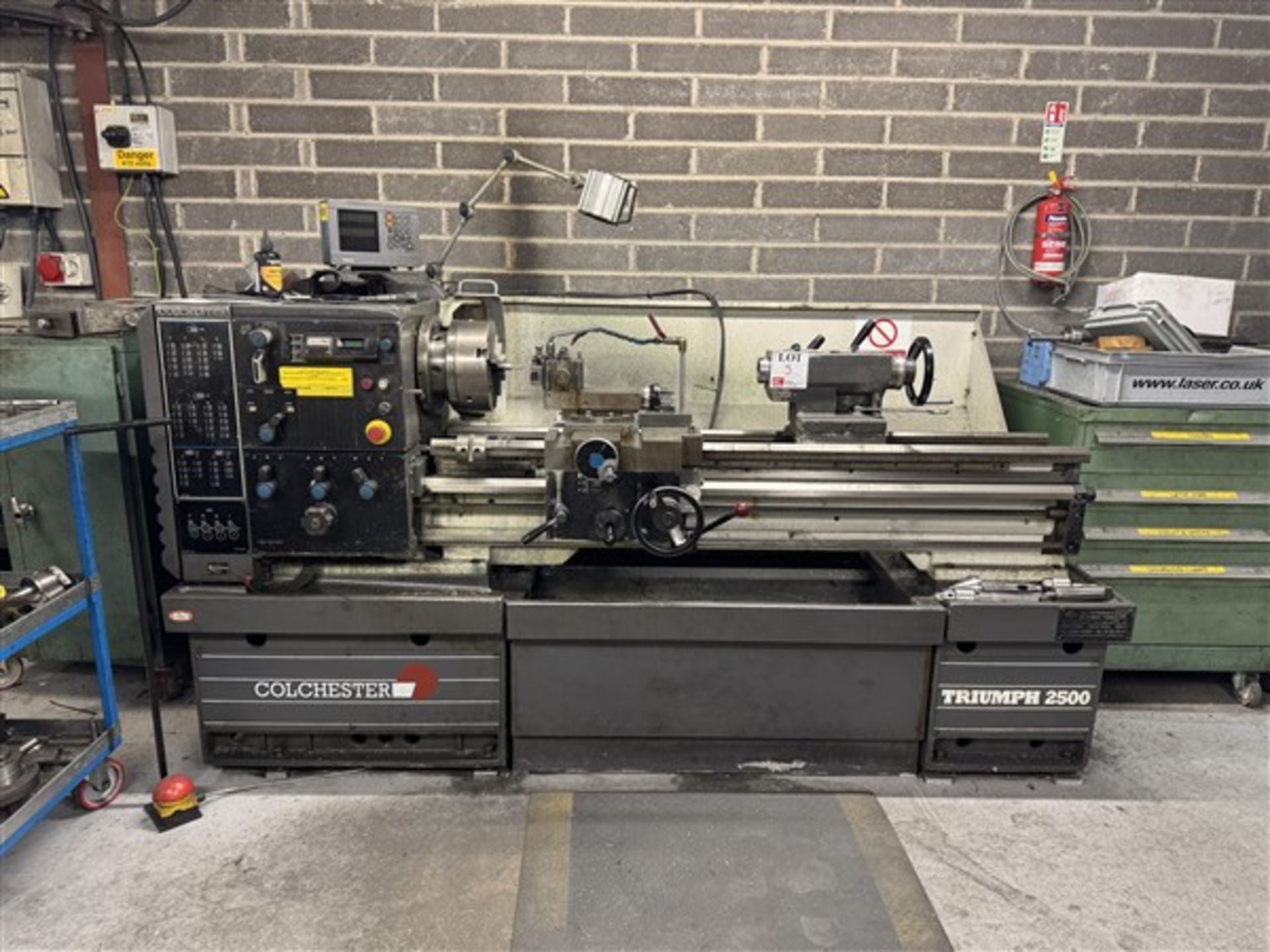 Colchester Triumph VS2500 15'' x 50'' Gap Bed Lathe