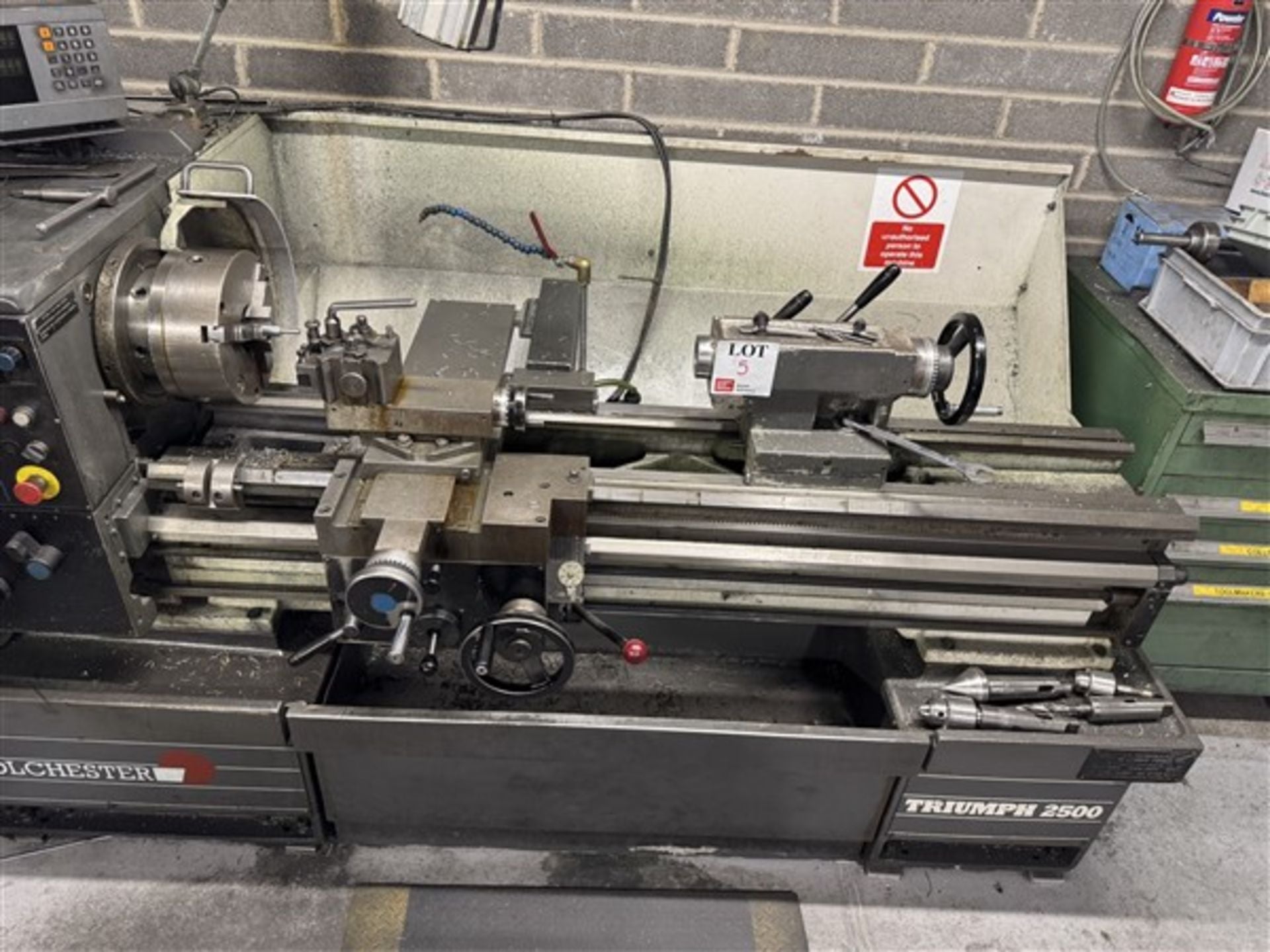 Colchester Triumph VS2500 15'' x 50'' Gap Bed Lathe