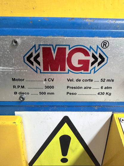 Tronzadoras MG TL 400 A Aluminium Upstroking Saw