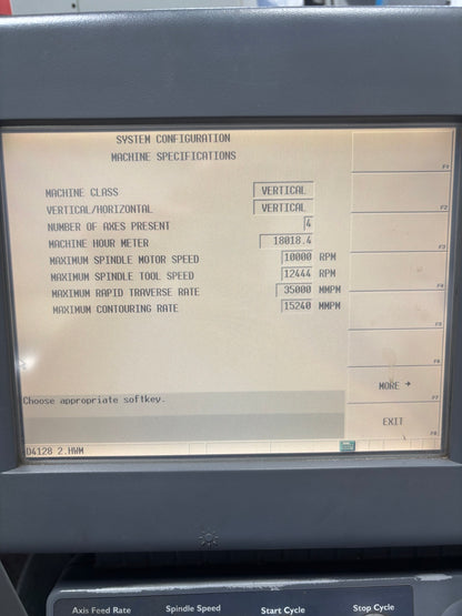 2011 Hurco VMX 30T 4-Axis CNC Machining Centre