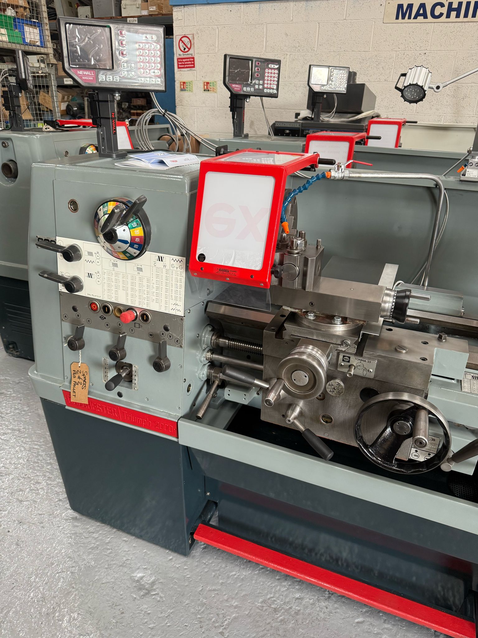 Fully Refurbished Colchester Triumph 2000 30'' Gap Bed Lathe