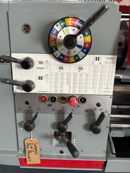 Fully Refurbished Colchester Triumph 2000 30'' Gap Bed Lathe