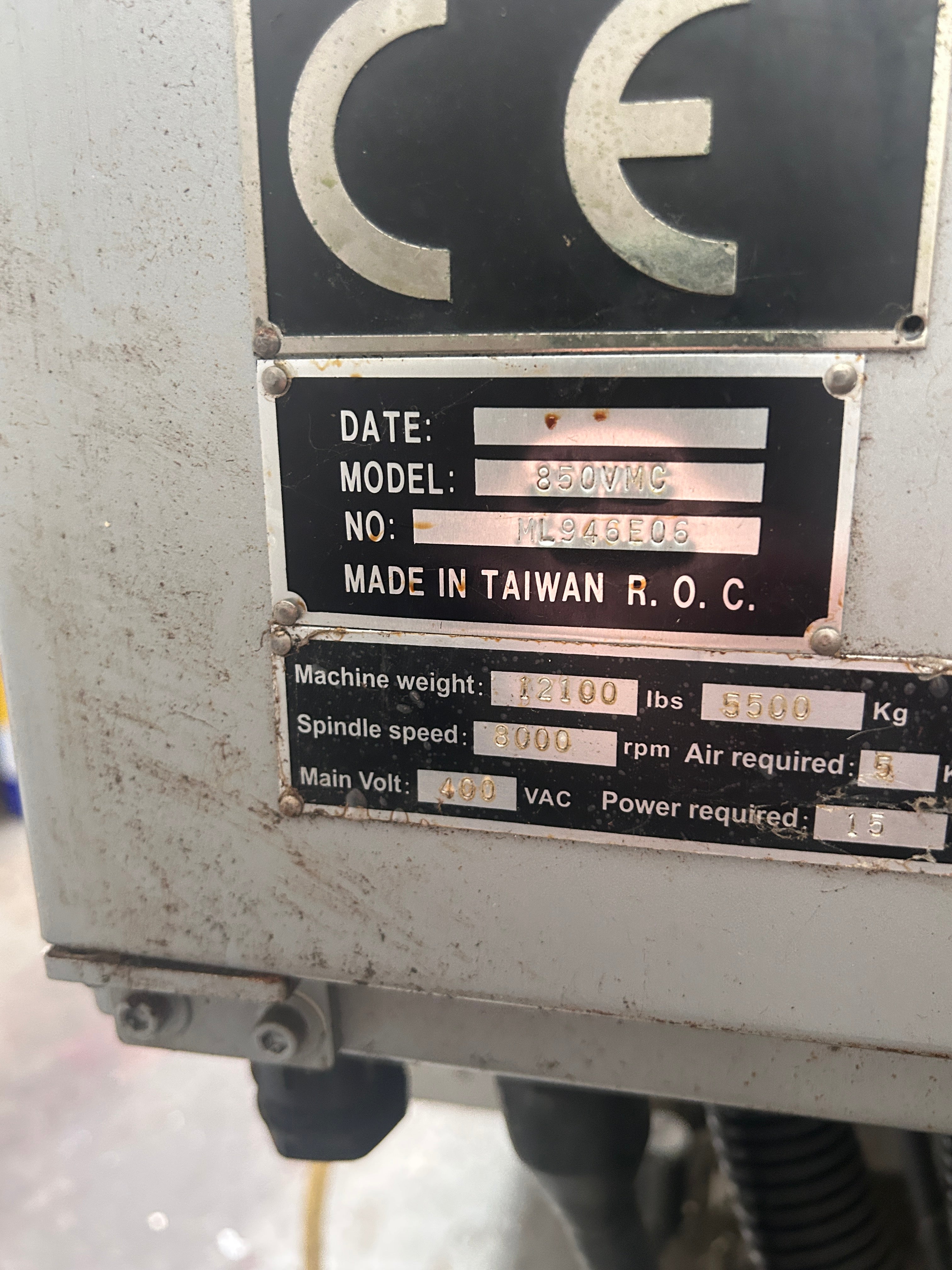 2011 Dugard 850 CNC Machining Centre
