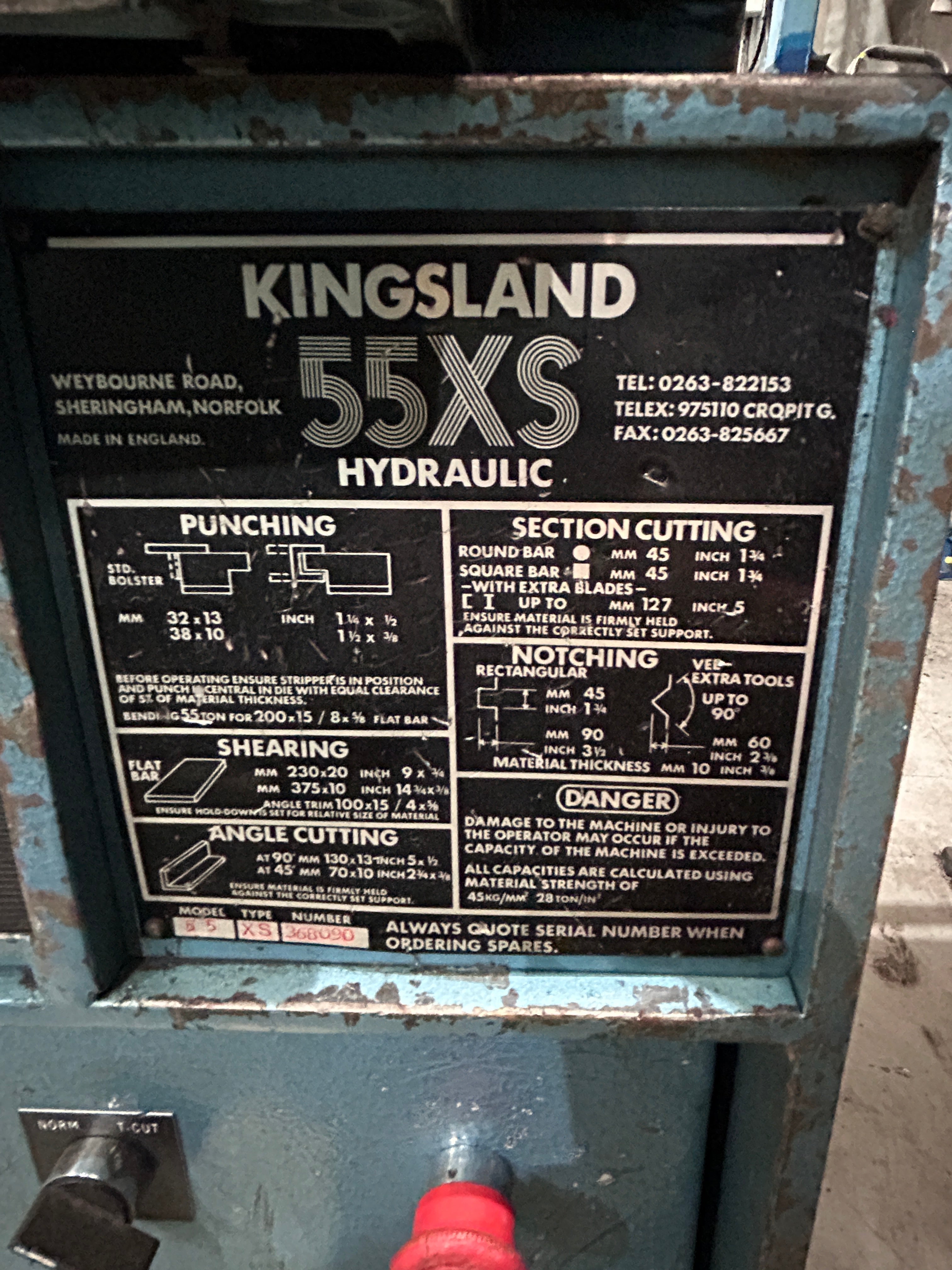 Kingsland 55XS Steelworker