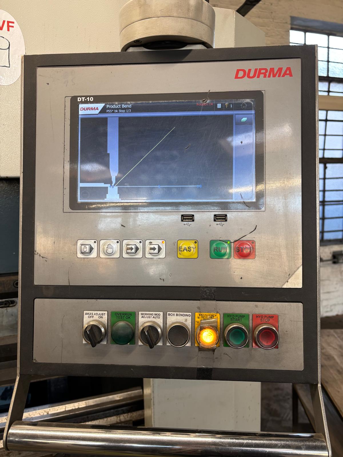 2016 Durma ADR 30175 3m x 175 tons 3 axis CNC Press Brake