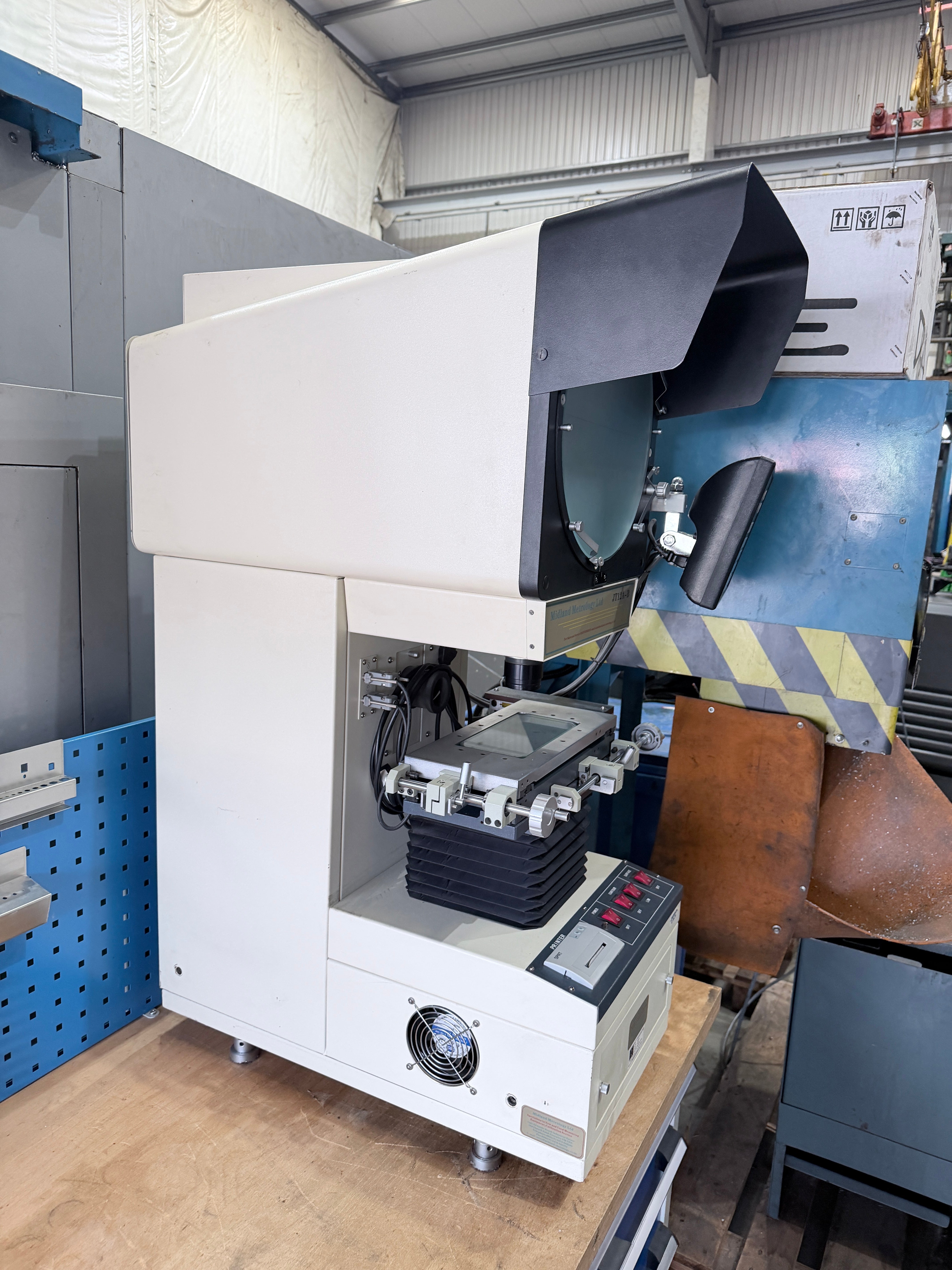 Midland Metrology JT12 A-B profile Projector Shadowgraph