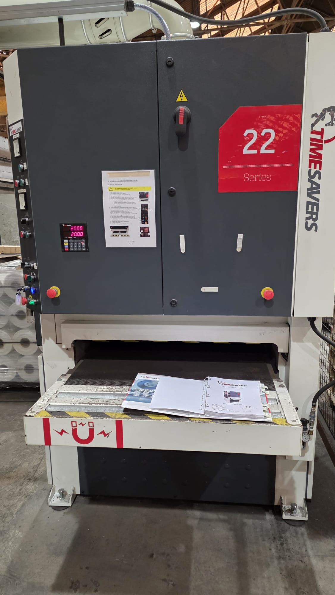 Timesaver 22 Series 900 -HW  Heavy Slag Removal, Deburring, and Finishing Machine