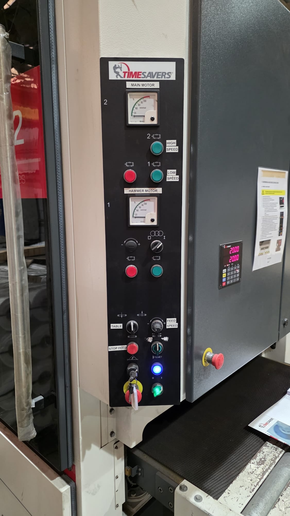 Timesaver 22 Series 900 -HW  Heavy Slag Removal, Deburring, and Finishing Machine