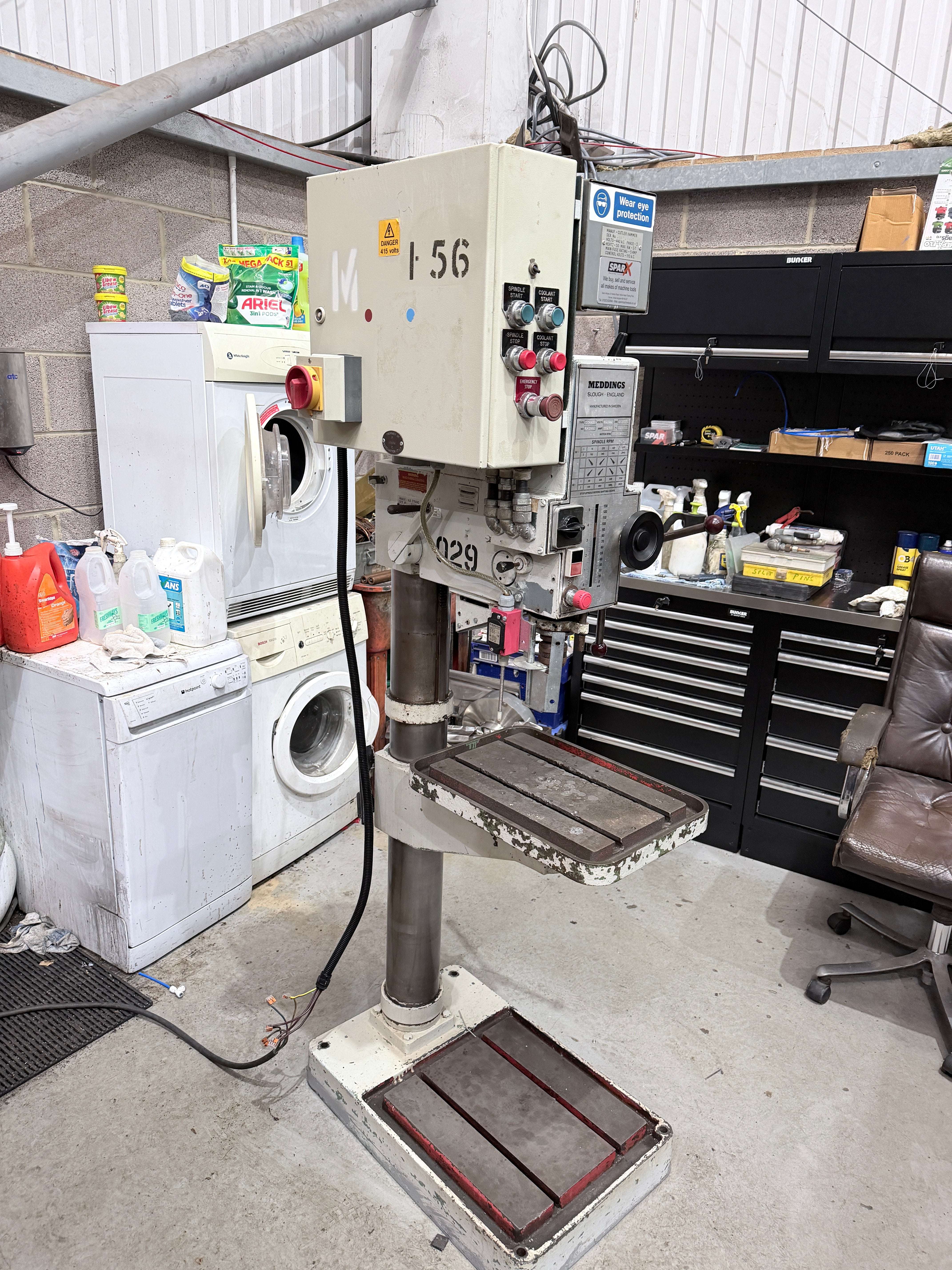 Meddings S32 ME Geared Head Pillar Drill – Sparx Machine Tools