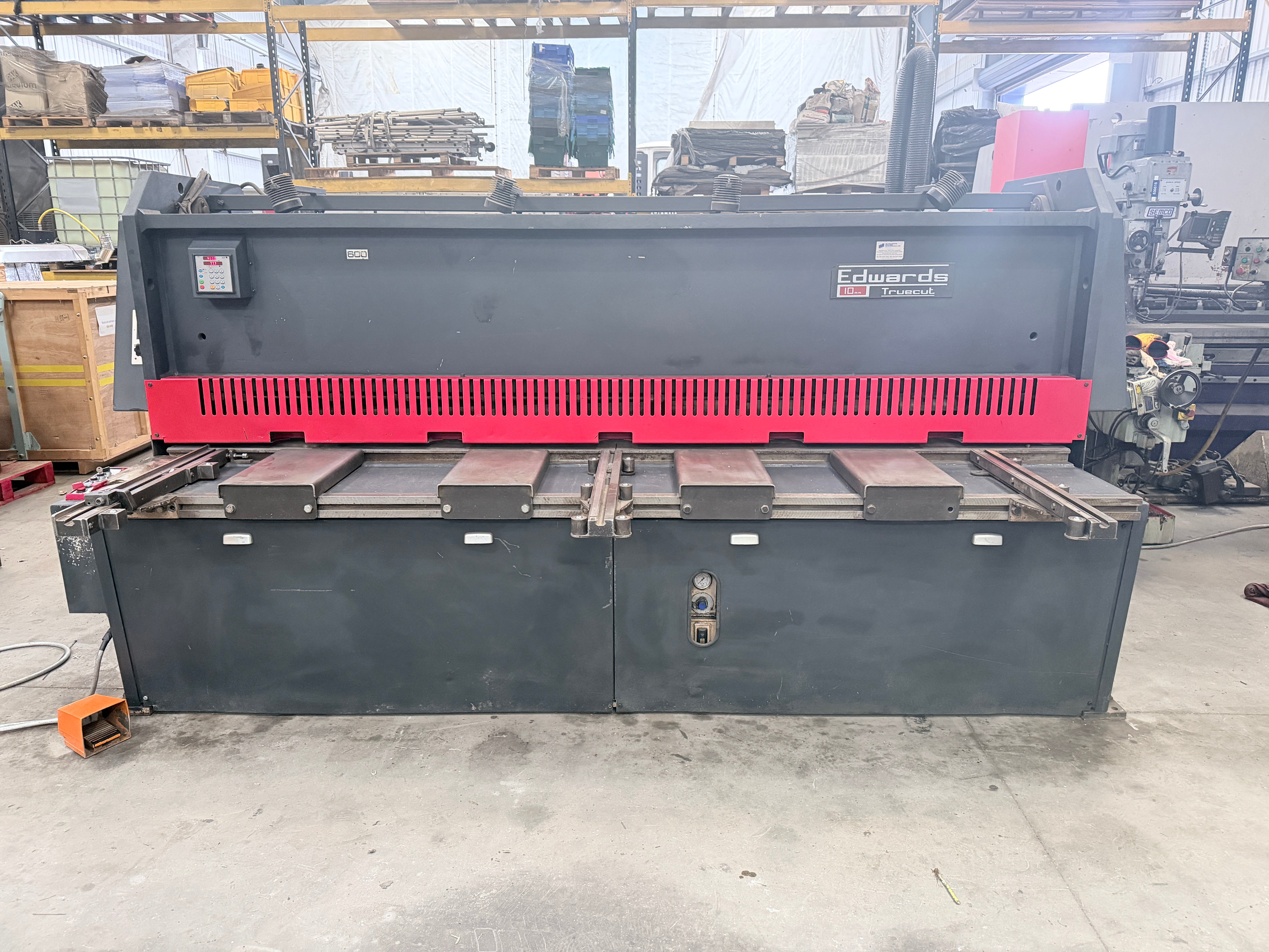 Edwards Truecut 10mm x 3000mm Sheet Metal Guillotine
