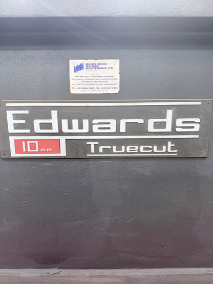 Edwards Truecut 10mm x 3000mm Sheet Metal Guillotine