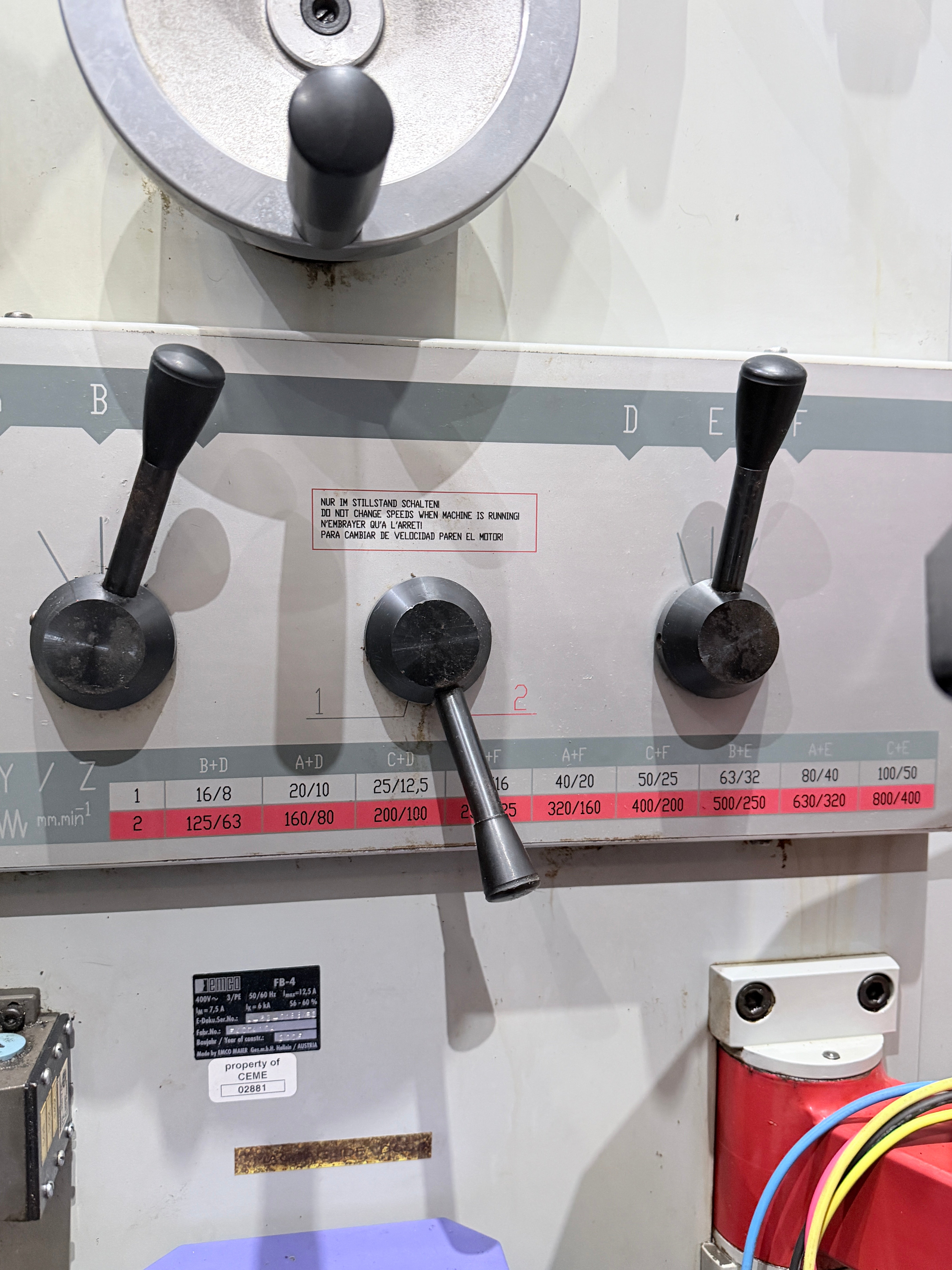 Emco FB4 Universal Milling Machine