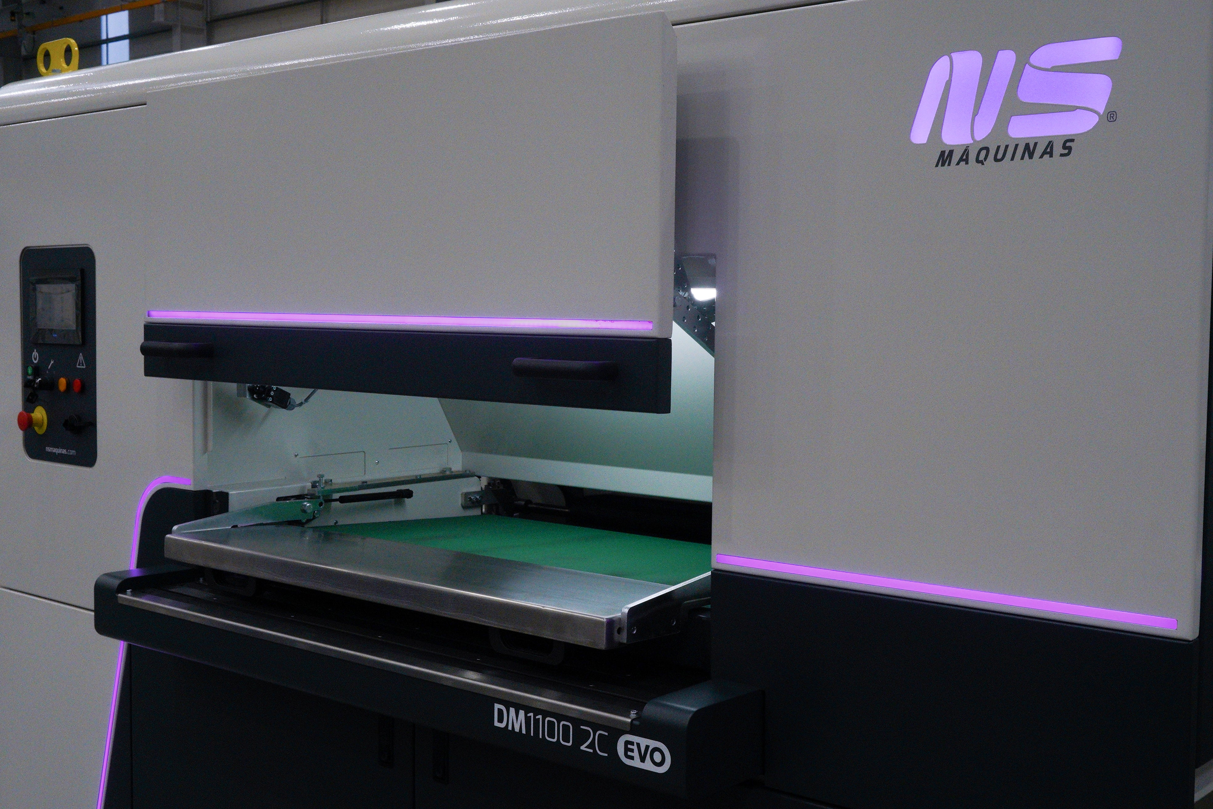 NS Maquinas DM 1100 2C EVO Sheet Metal Double Sided Edge Rounding Machine