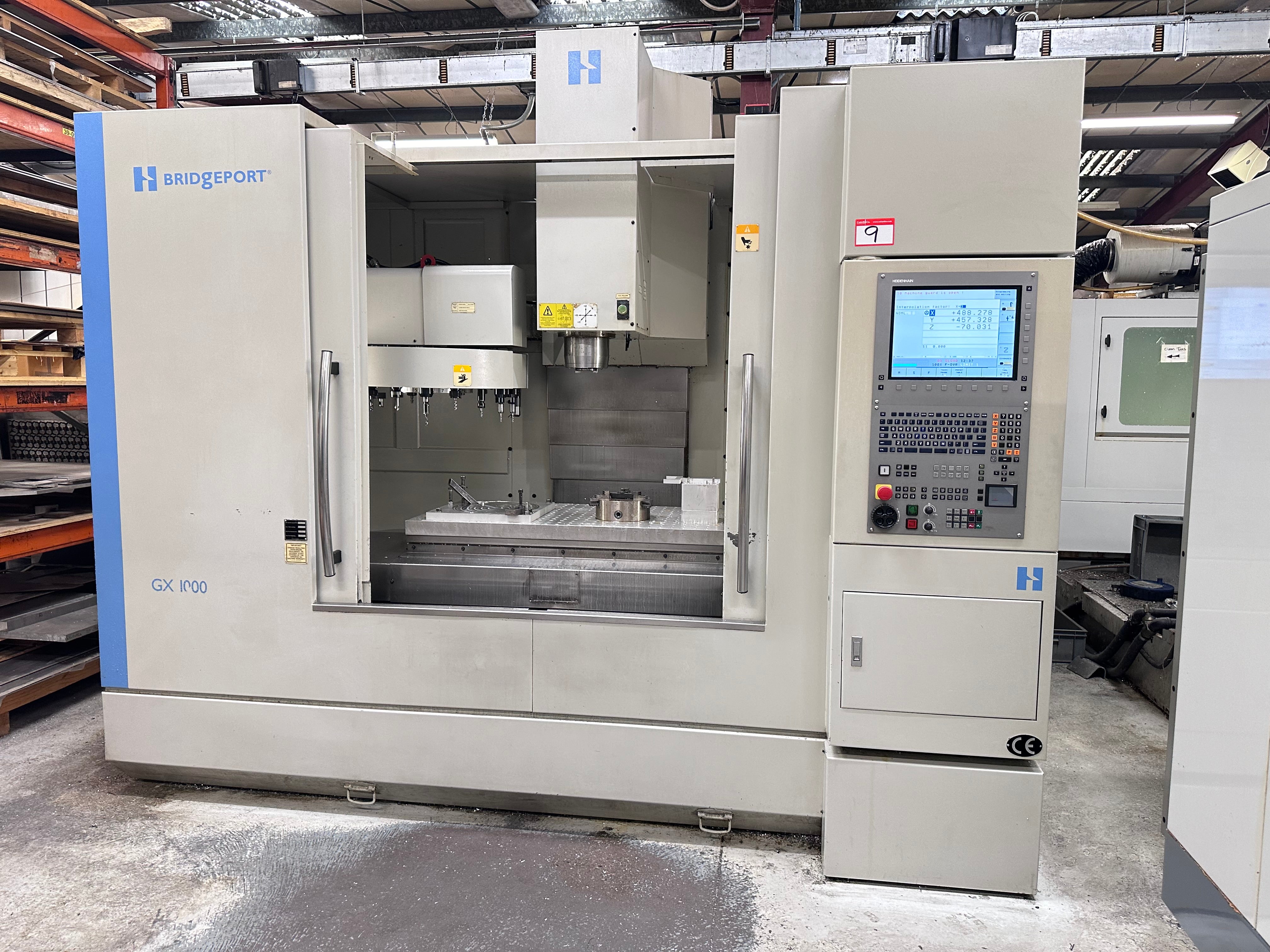 2007 Hardinge Bridgeport GX1000 CNC Vertical Machining Centre