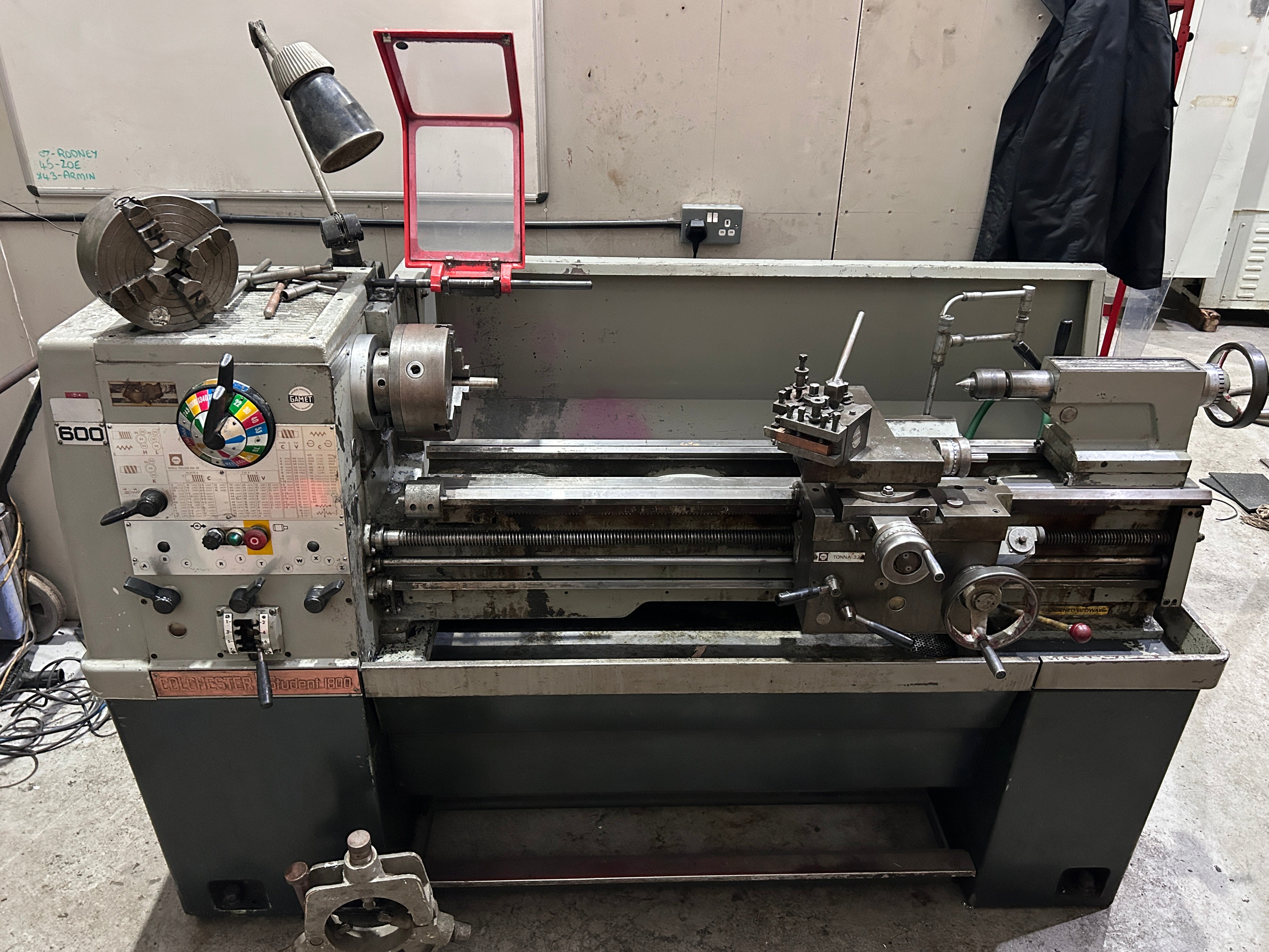 Colchester Student 1800 40'' Gap Bed Lathe