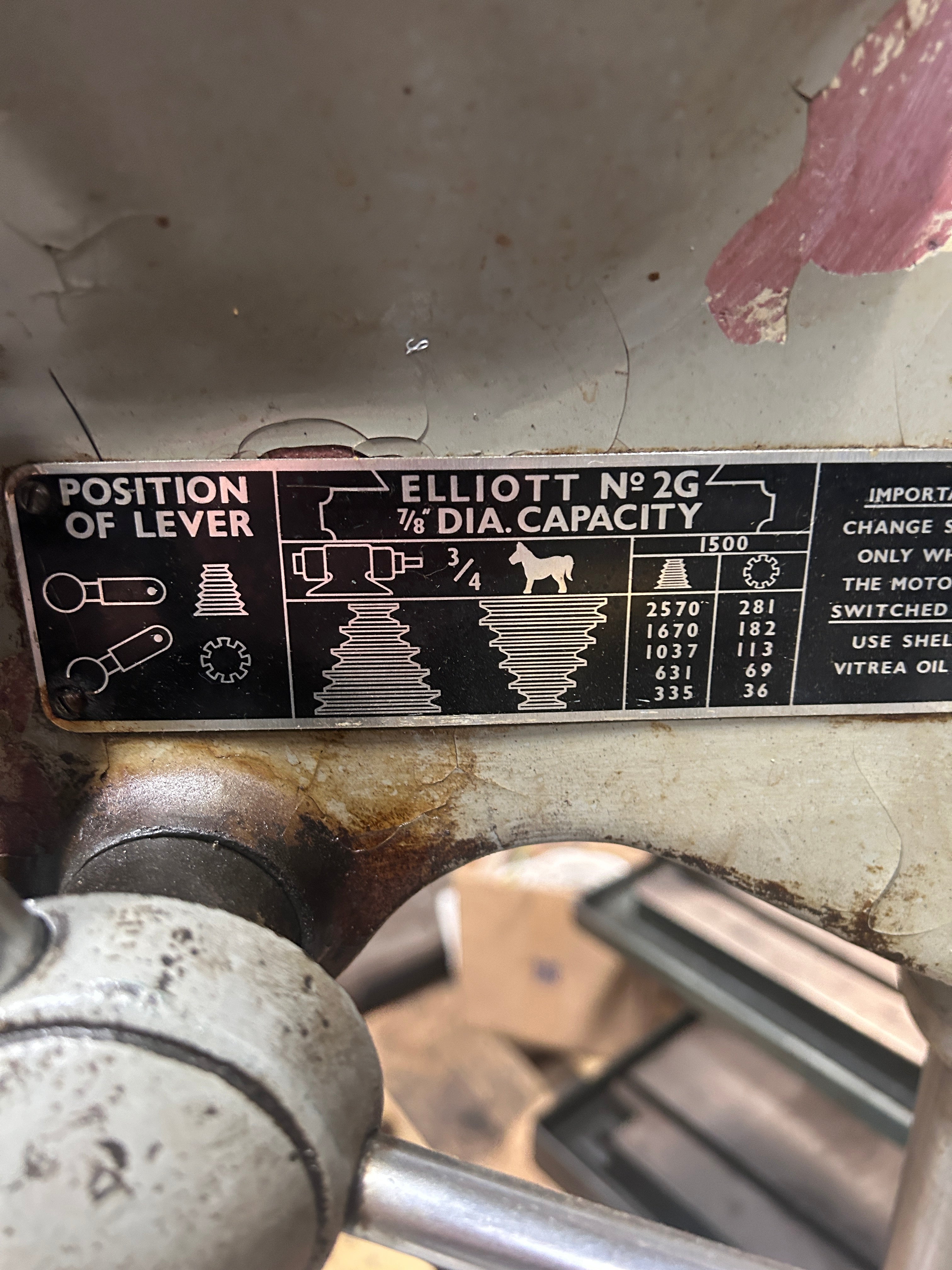 Elliott Progress 2G Bench Drill