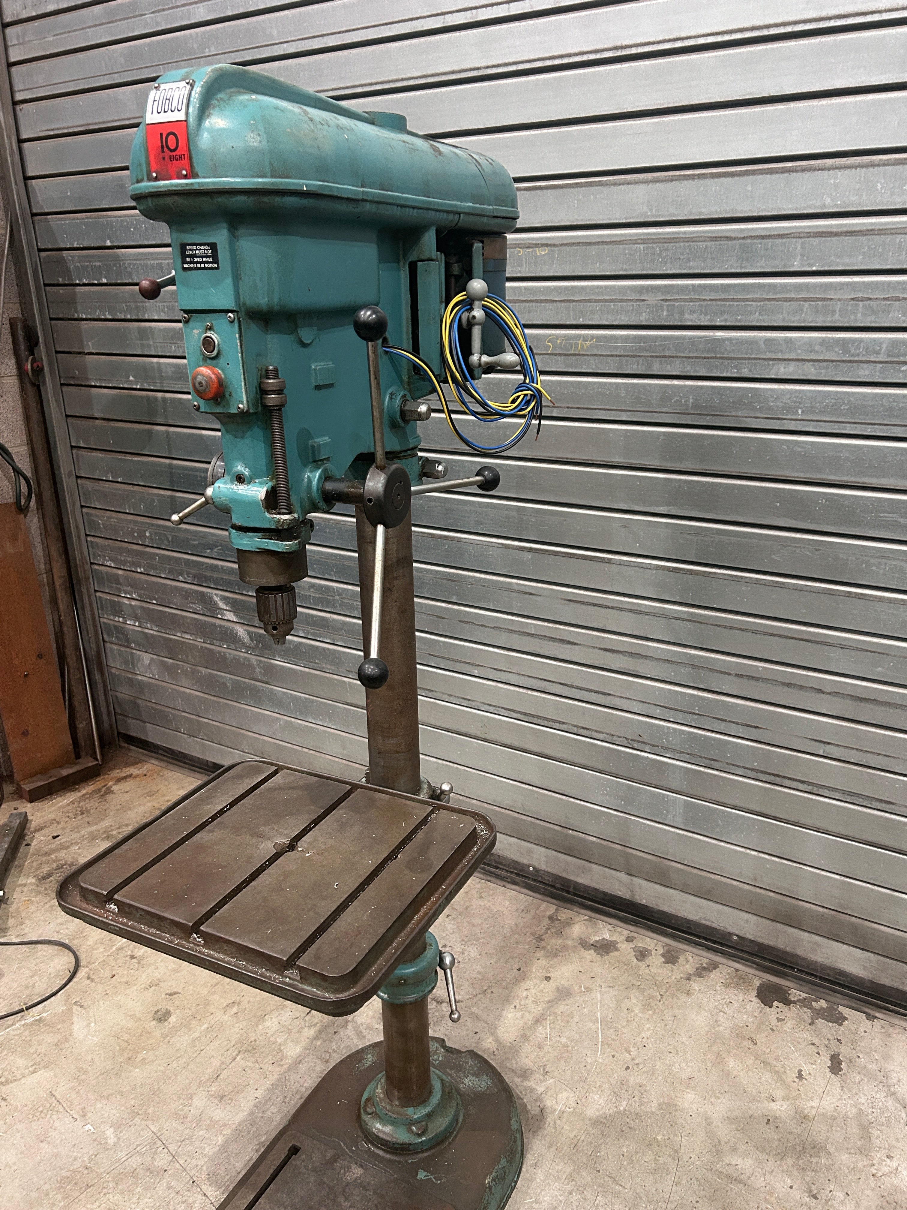 Fobco 10 Eight Pillar Drill