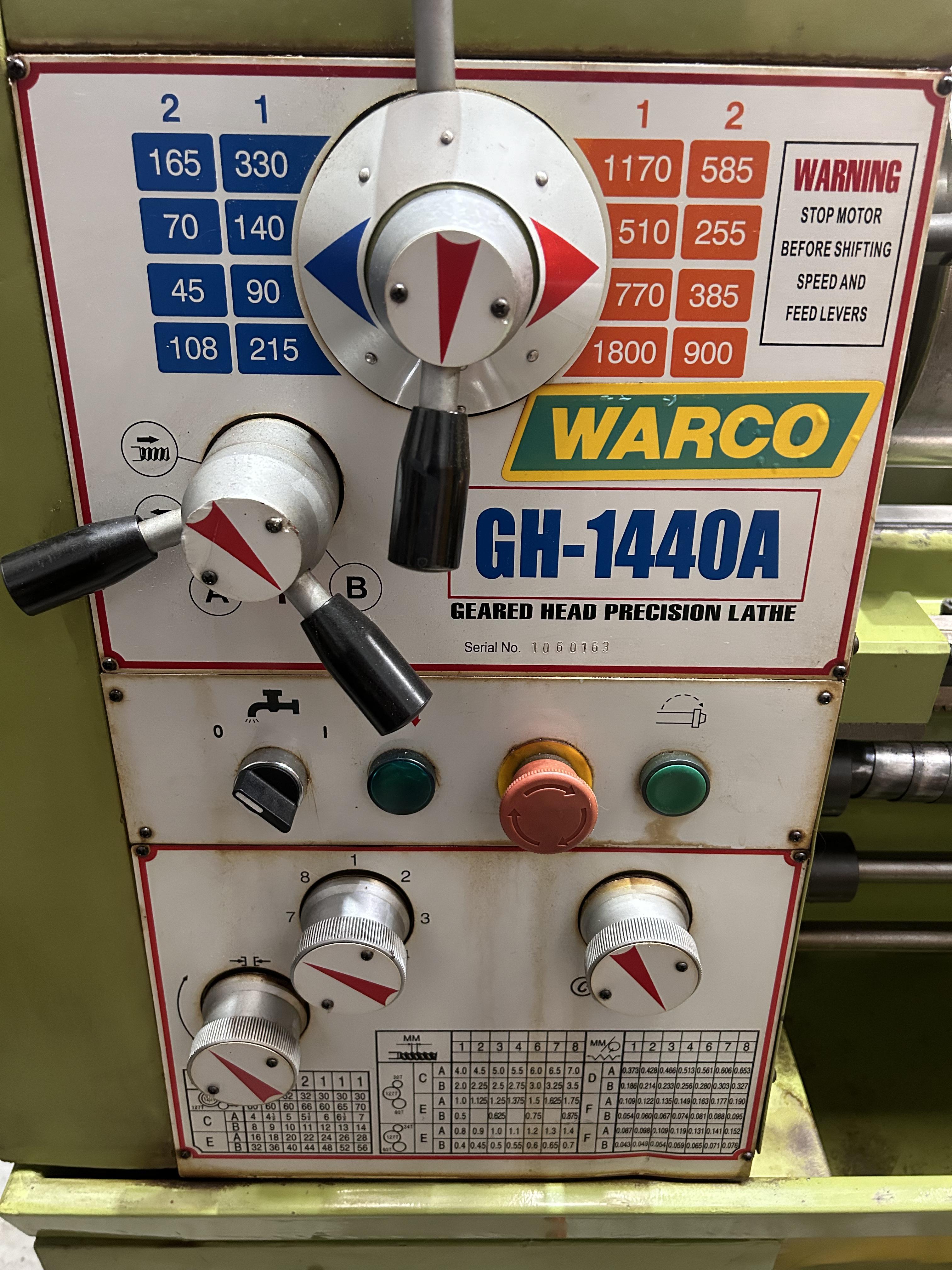 Warco  GH-1440A Centre Lathe